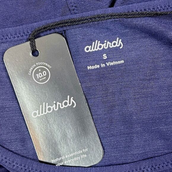 allbirds Natural Flow Studio Long Sleeve - Size Small - True Navy - Picture 5 of 6